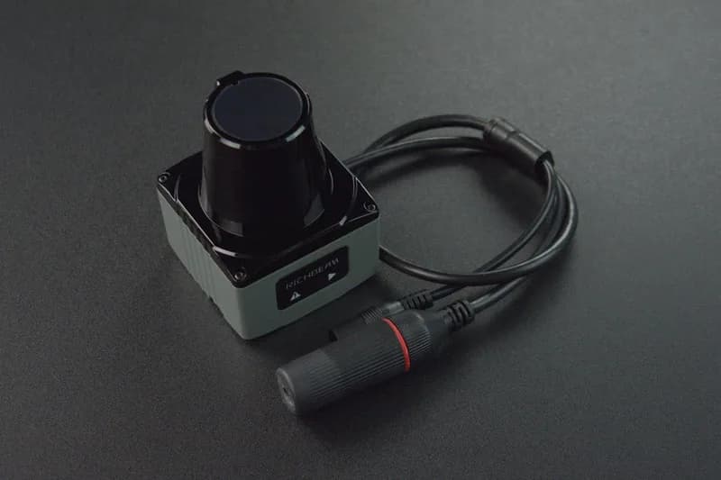 LakiBeam 1L - 270 градусов, однолинейный 2D ToF LiDAR промышленного класса (40 м, 12 В, Ethernet UDP, IP65)
