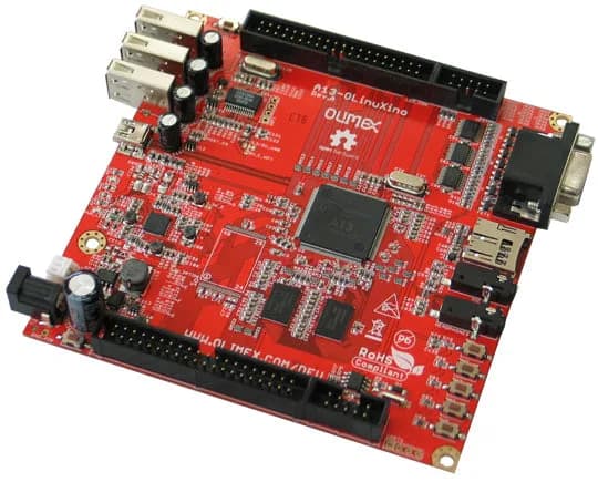 A13-OLinuXino - Одноплатный компьютер Linux с процессором ALLWINNER A13 CORTEX-A8 @1000 МГц