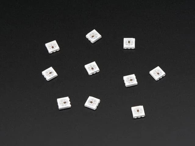 5050 RGB светодиод со встроенным чипом драйвера — 10 шт.