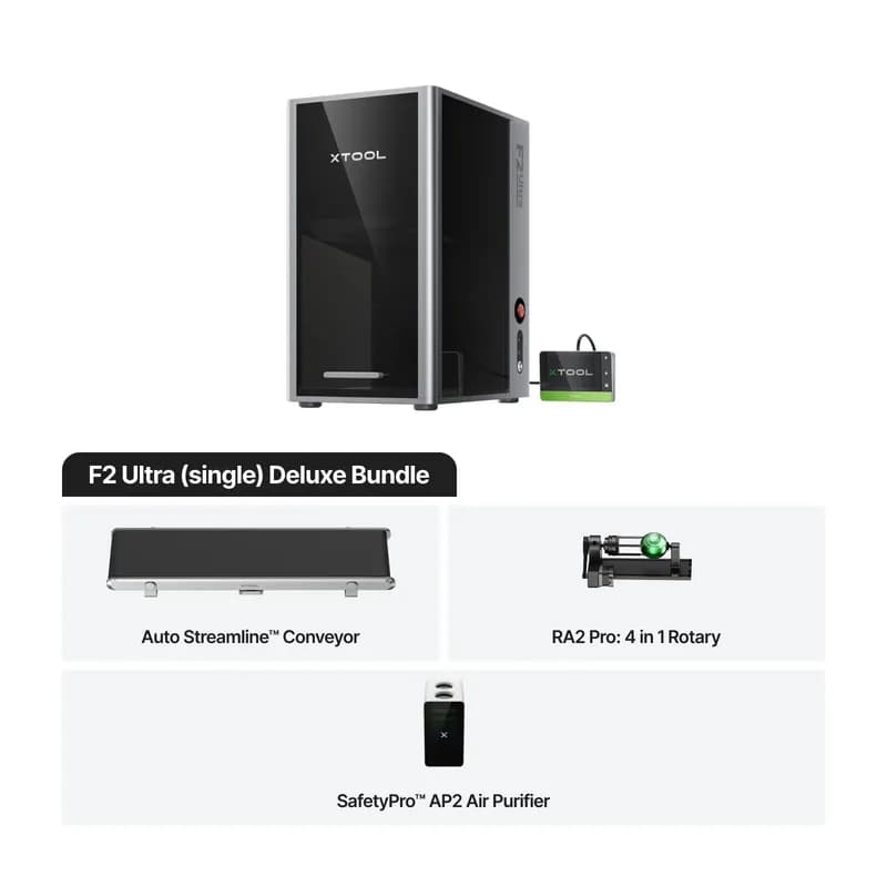 xTool F2 Ultra (одиночный) Deluxe Bundle