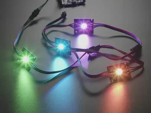 Сверхяркий светодиод RGBW NeoPixel мощностью 4 Вт, цепной, холодный белый