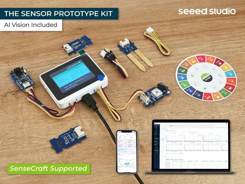 SenseCAP K1100 — комплект прототипа датчика с LoRa® и искусственным интеллектом
