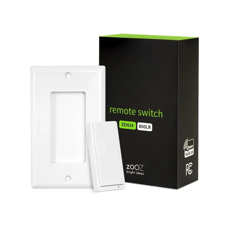 Zooz 800 Series Z-Wave Дистанционный переключатель дальнего действия ZEN34 800LR (с питанием от батареи)
ФУНКЦИИ