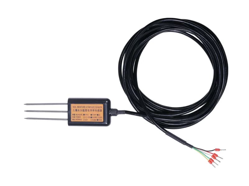Промышленный датчик влажности, температуры и электропроводности почвы MODBUS-RTU RS485 (S-Soil MTEC-02A)