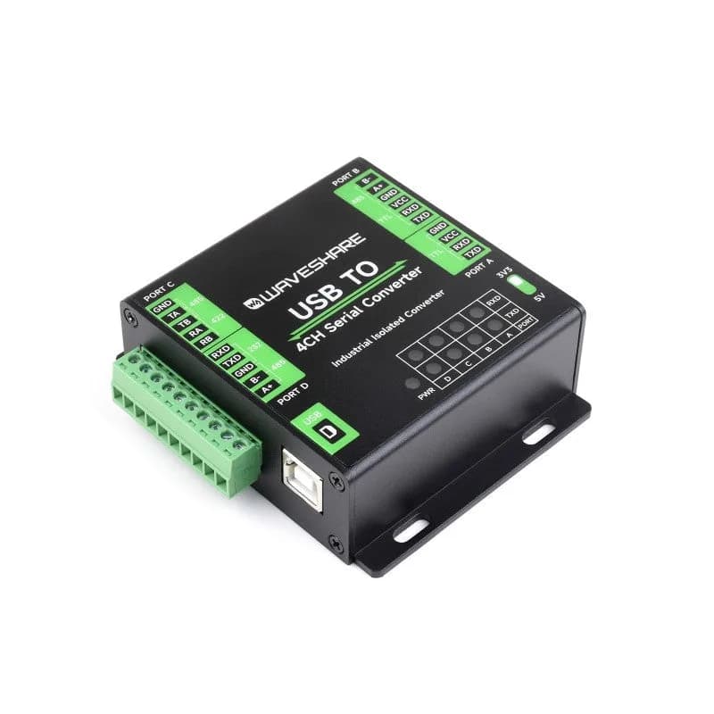 Waveshare Industrieller USB-zu-4-Kanal-Seriell-Конвертер