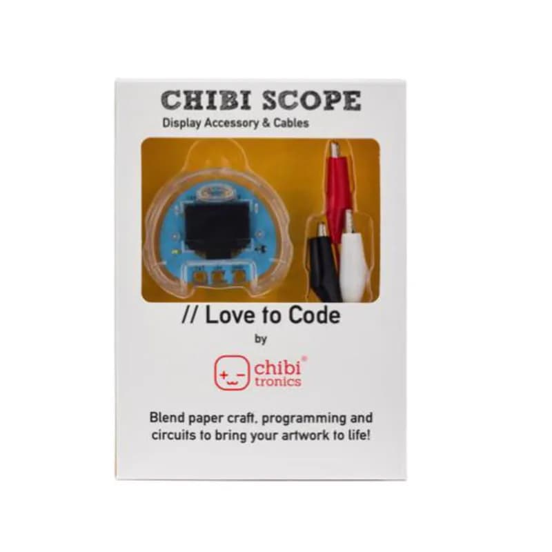 Chibitronics Love to Code: зажимы-крокодилы Chibi Scope
