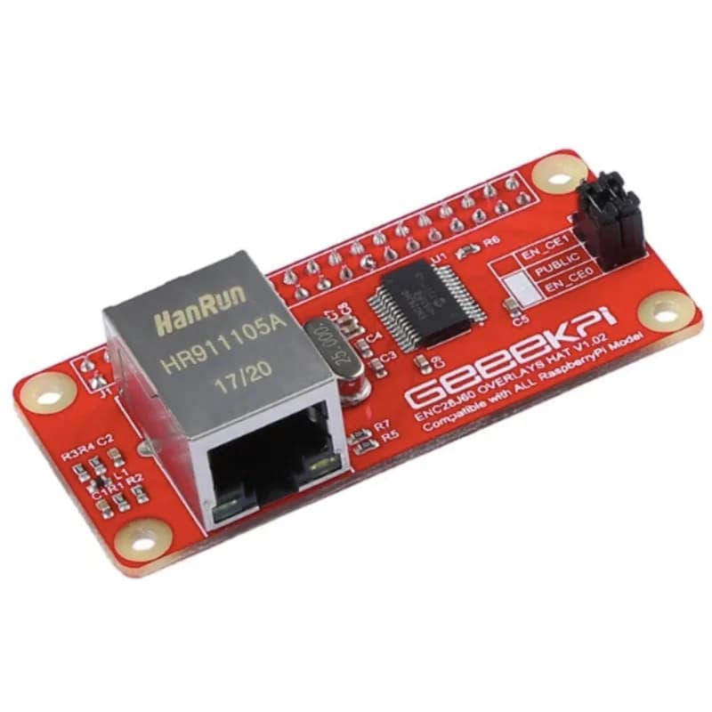 Модуль сетевого адаптера Pi Zero ENC28j60 для Raspberry Pi Zero