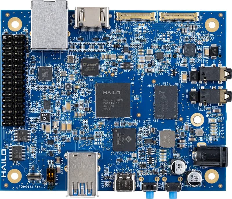 Комплект одноплатного компьютера Hailo-15H AI Vision Processor (20 TOPS)