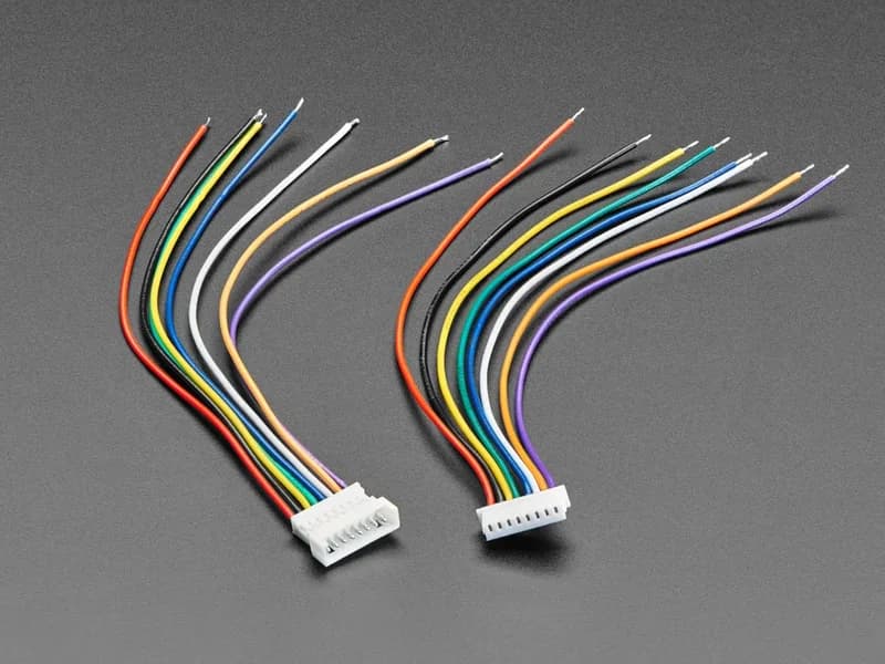 Соответствующая пара 8-контактных кабелей с шагом 1,25 мм, длина 10 см, совместимость с Molex PicoBlade