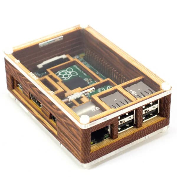 Деревянный корпус Pibow для Raspberry Pi Model B+