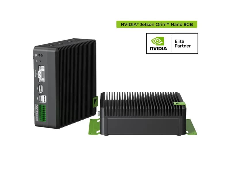 reComputer Industrial J3011 — безвентиляторное устройство Edge AI с Jetson Orin™ Nano 8 ГБ