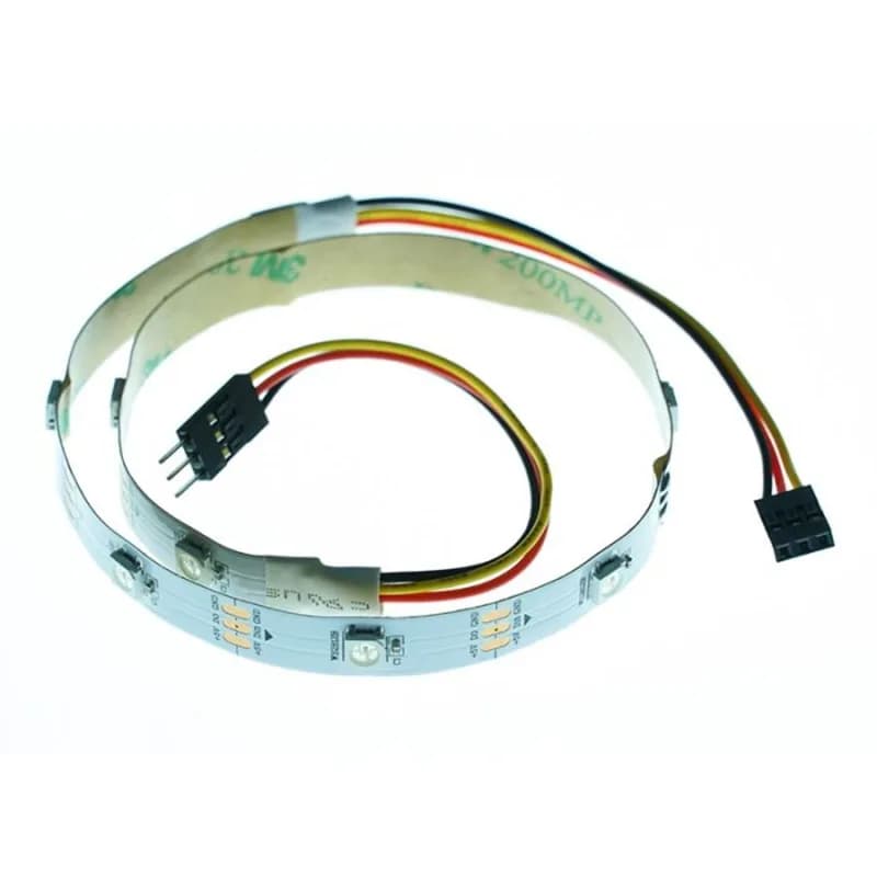 Светодиодная лента Neopixel Rainbow и коннектор ГВС -10 светодиодов