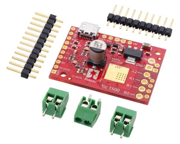 Многоинтерфейсный USB-контроллер шагового двигателя Tic T500