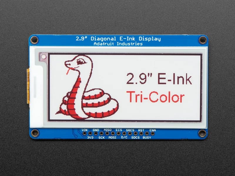 Adafruit 2.9 3 eInk