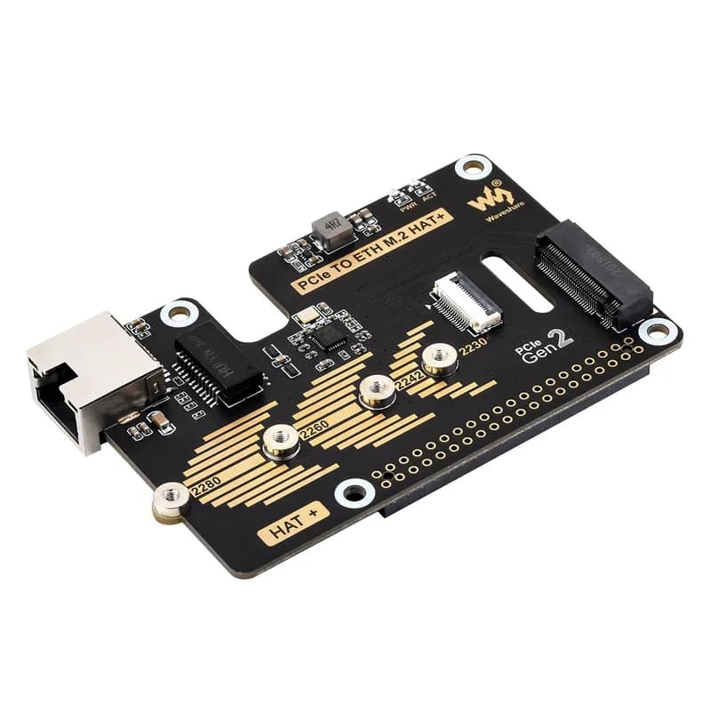 Адаптер M.2 + Gigabit Ethernet для Raspberry Pi 5