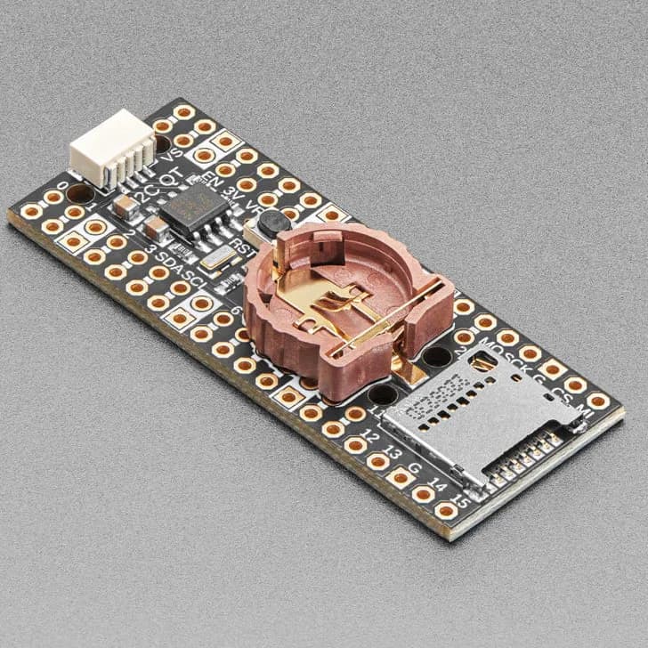 Adafruit PiCowbell Adalogger для Pico — MicroSD, RTC