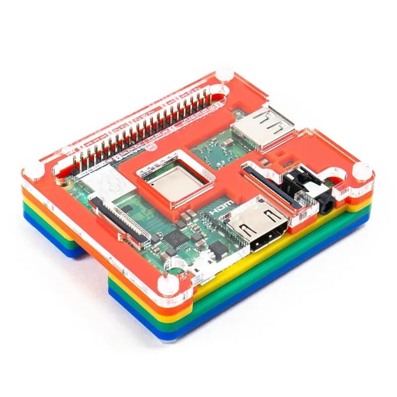 Pibow 3 A+ Coupé (для Raspberry Pi 3 A+) - Coupé Rainbow