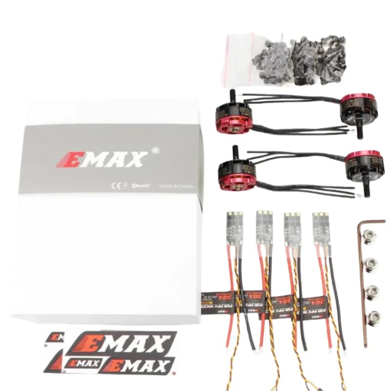 EMAX RS2205 2300KV 2-4S Комплект бесщеточных двигателей Race Spec для дронов