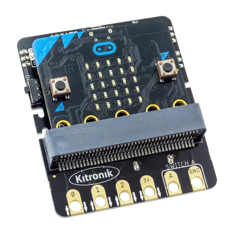 Простая плата управления сервоприводом Kitronik для BBC micro:bit