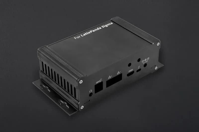 Алюминиевый корпус для одноплатного компьютера LattePanda Sigma (настенный)