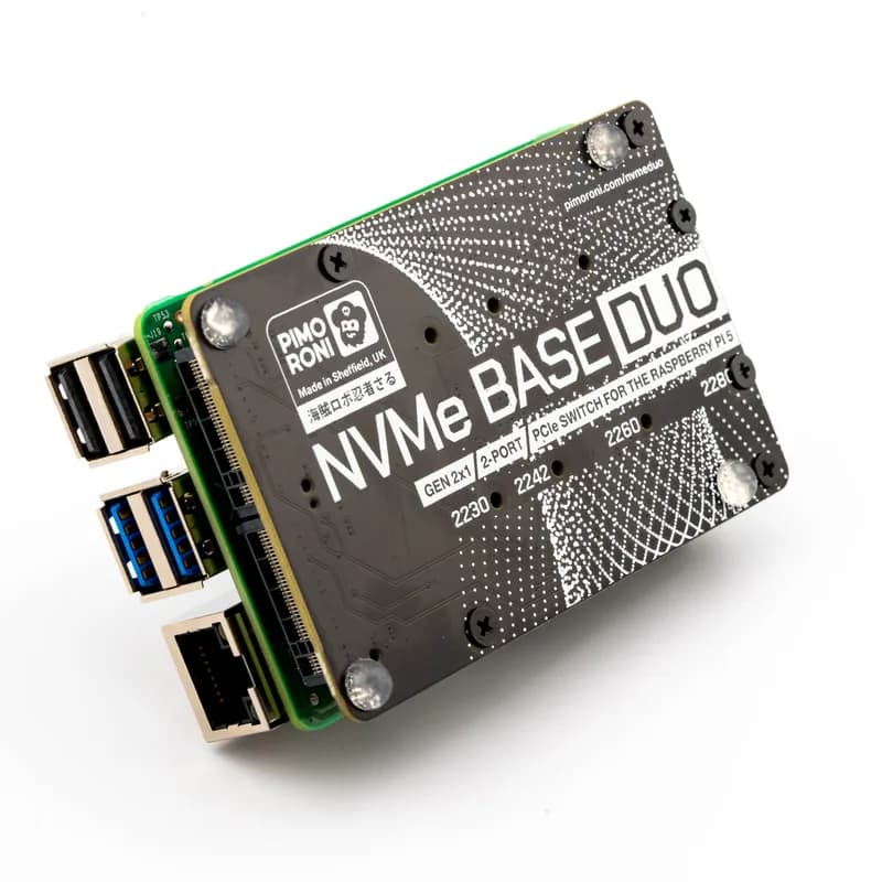 Базовый дуэт NVMe для Raspberry Pi 5