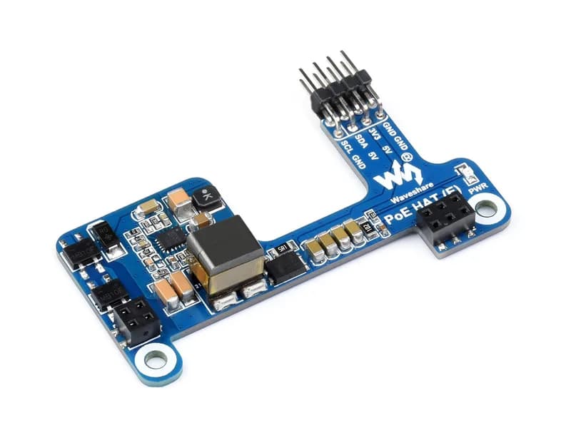 Шляпа Power over Ethernet (E) для Raspberry Pi 3B+/4B, совместимая со стандартом 802.3af
Мини-базовая плата