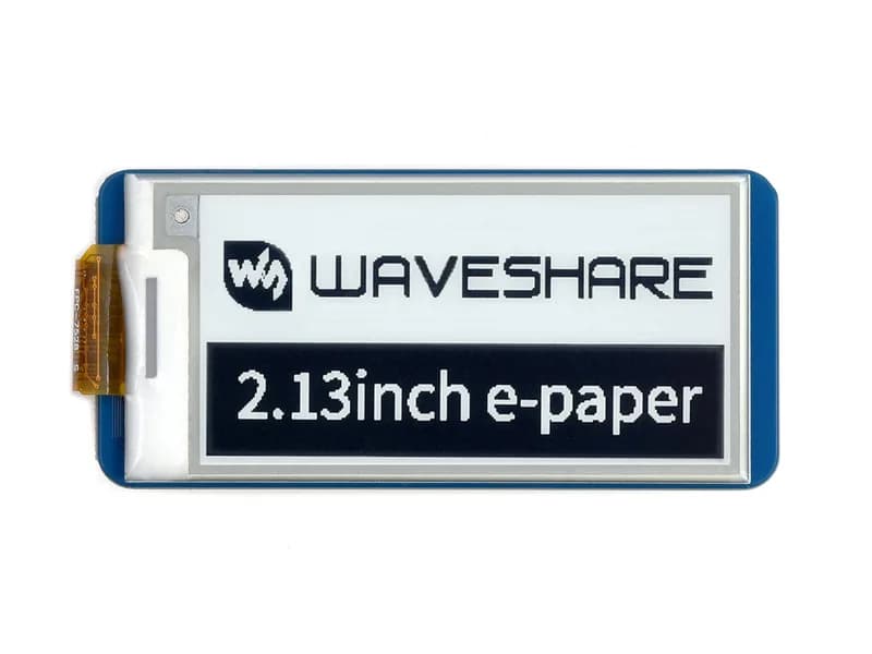 2,13-дюймовый модуль дисплея E-Paper E-Ink для Raspberry Pi Pico, 250 × 122, черный / белый, SPI