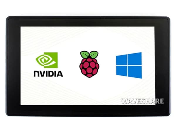 7-дюймовый емкостный сенсорный ЖК-экран (H) в корпусе, 1024×600, HDMI, IPS, поддержка различных систем